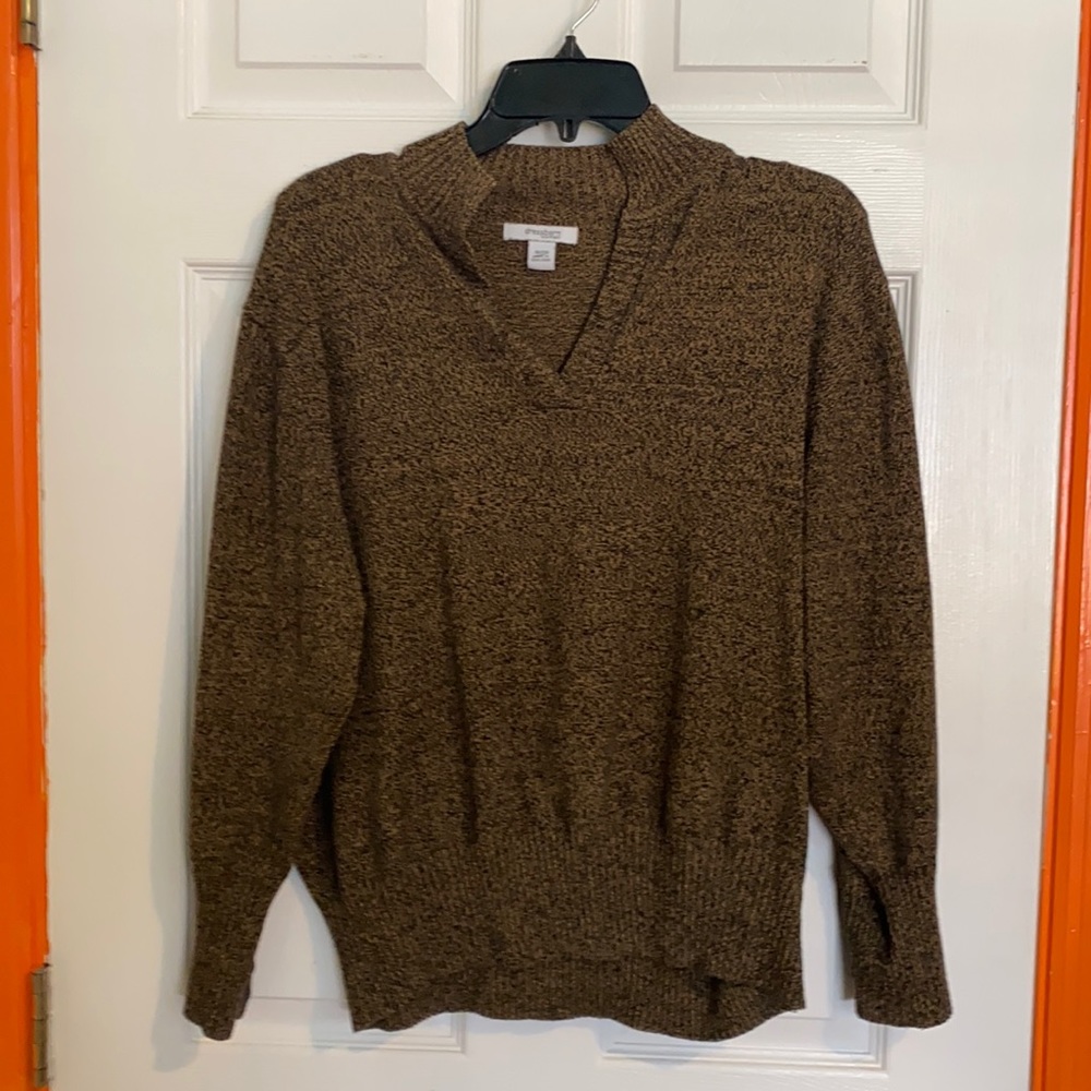 Brown V neck cardigan
